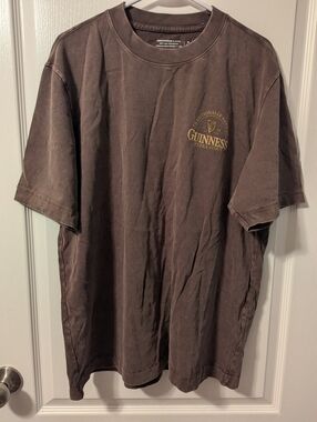 Abercrombie & Fitch Heavyweight Soft  Vintage Style Boxy Tee Guinness Brown M